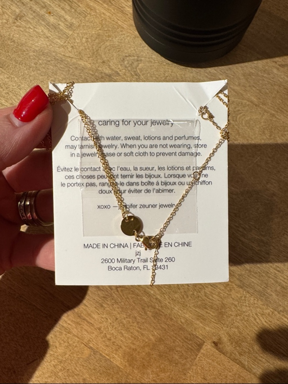 NWT Gold Star Layered Necklace - Picture 6 of 6